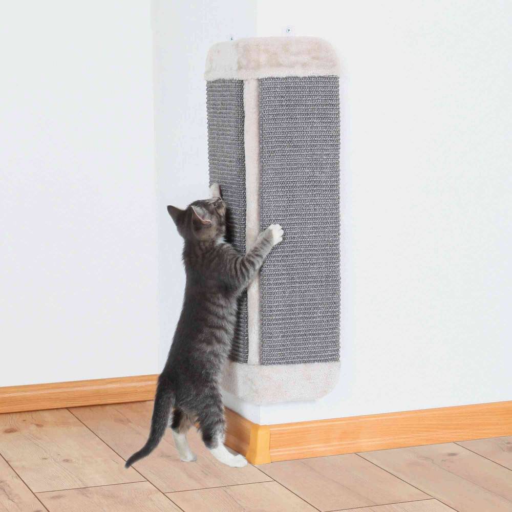 Trixie - Griffoir d'angle pour chat  32 x 60 cm Gris - Imagen 1