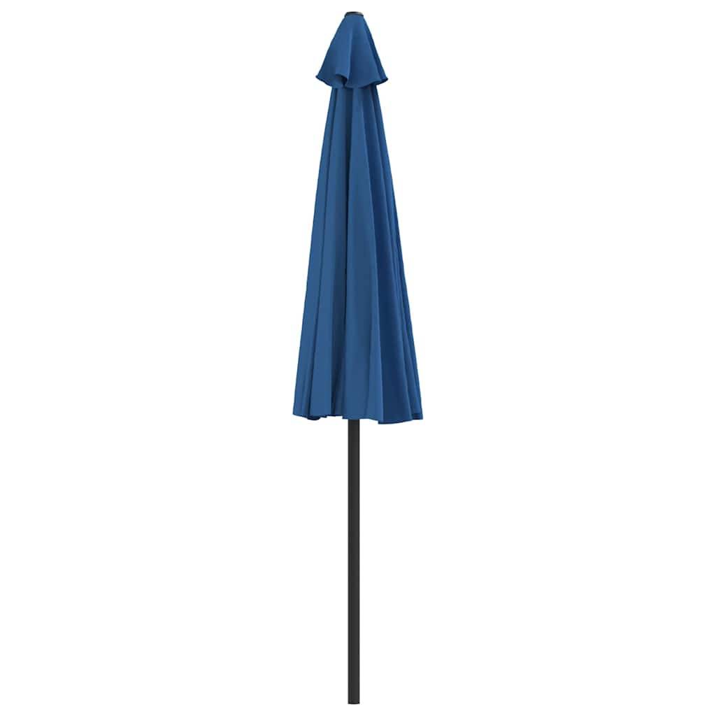 Vidaxl - Parasol de balcon avec mât en aluminium Bleu 270x144x222cm Demi vidaXL 312501 - Imagen 8