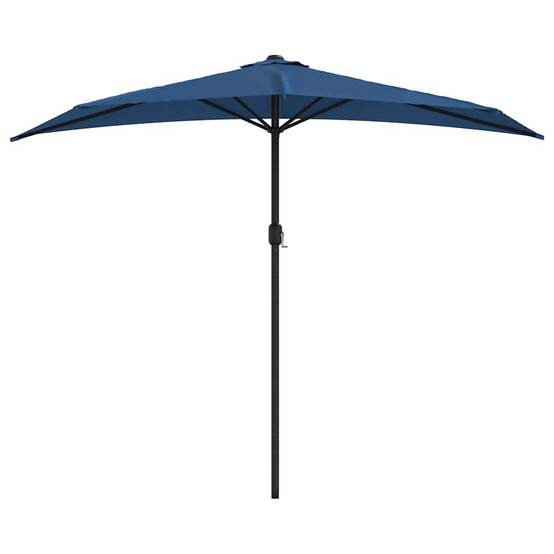 Vidaxl - Parasol de balcon avec mât en aluminium Bleu 270x144x222cm Demi vidaXL 312501 - Imagen 4
