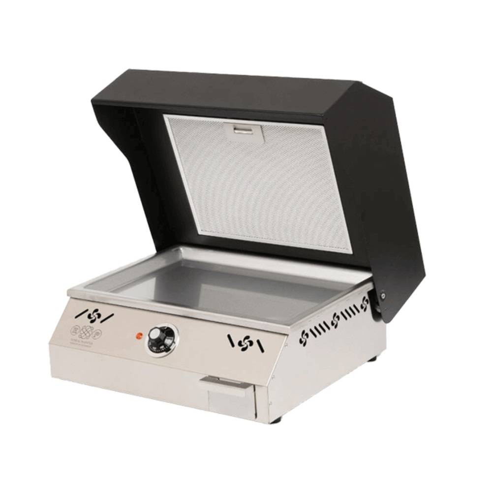 Plancha électrique 2000w plaque inox 45x31cm BAIGURAPICAN Euskal Plantxa - Imagen 1