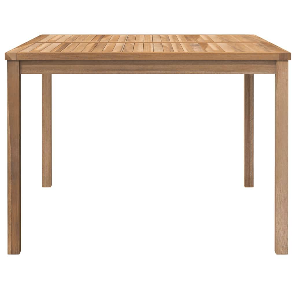 Table à dîner de jardin bois de teck solide 110 x 110 x 77 cm - PANGIVO - Image 3