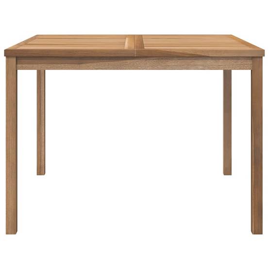 Table à dîner de jardin bois de teck solide 110 x 110 x 77 cm - PANGIVO - Image 4