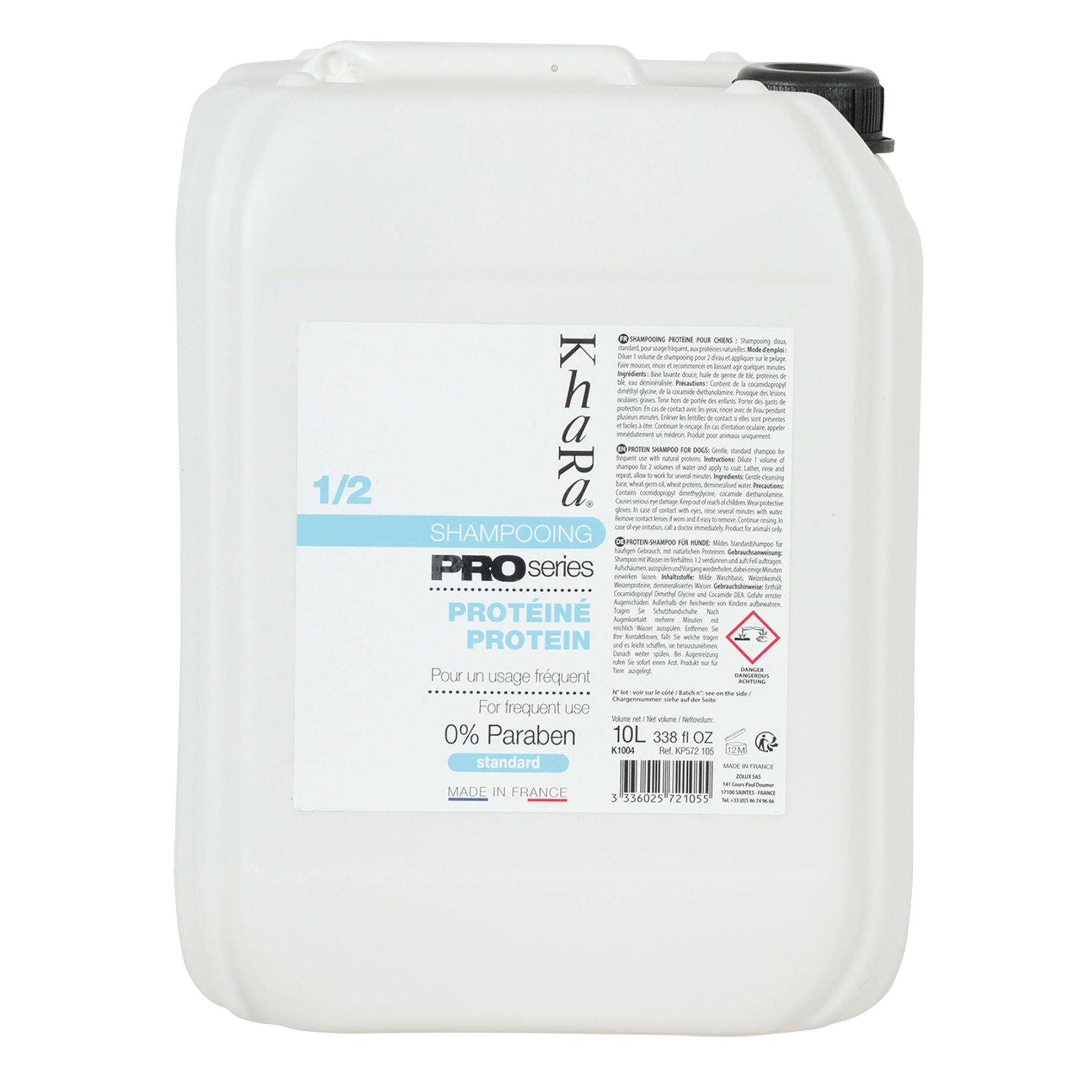 Shampooing protéiné Khara : 10 litres KHARA