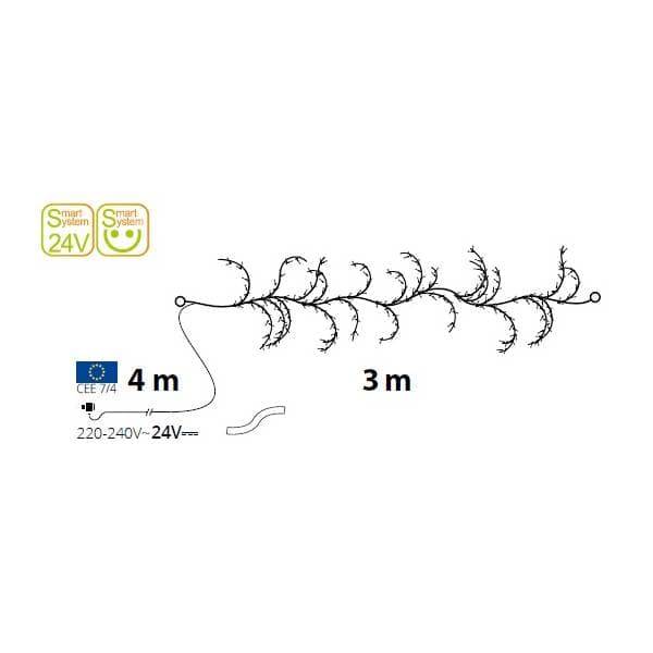 Lotti - Branche lumineuse 3M 288 LED blanc chaud flexible Lotti - Imagen 3