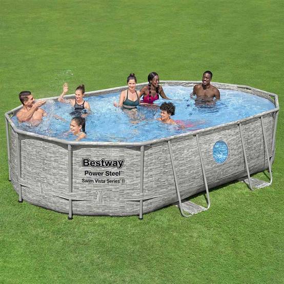 Piscine autoportante Prolenta Sable 488 X 305 X 107 cm - P87209S - Image 1