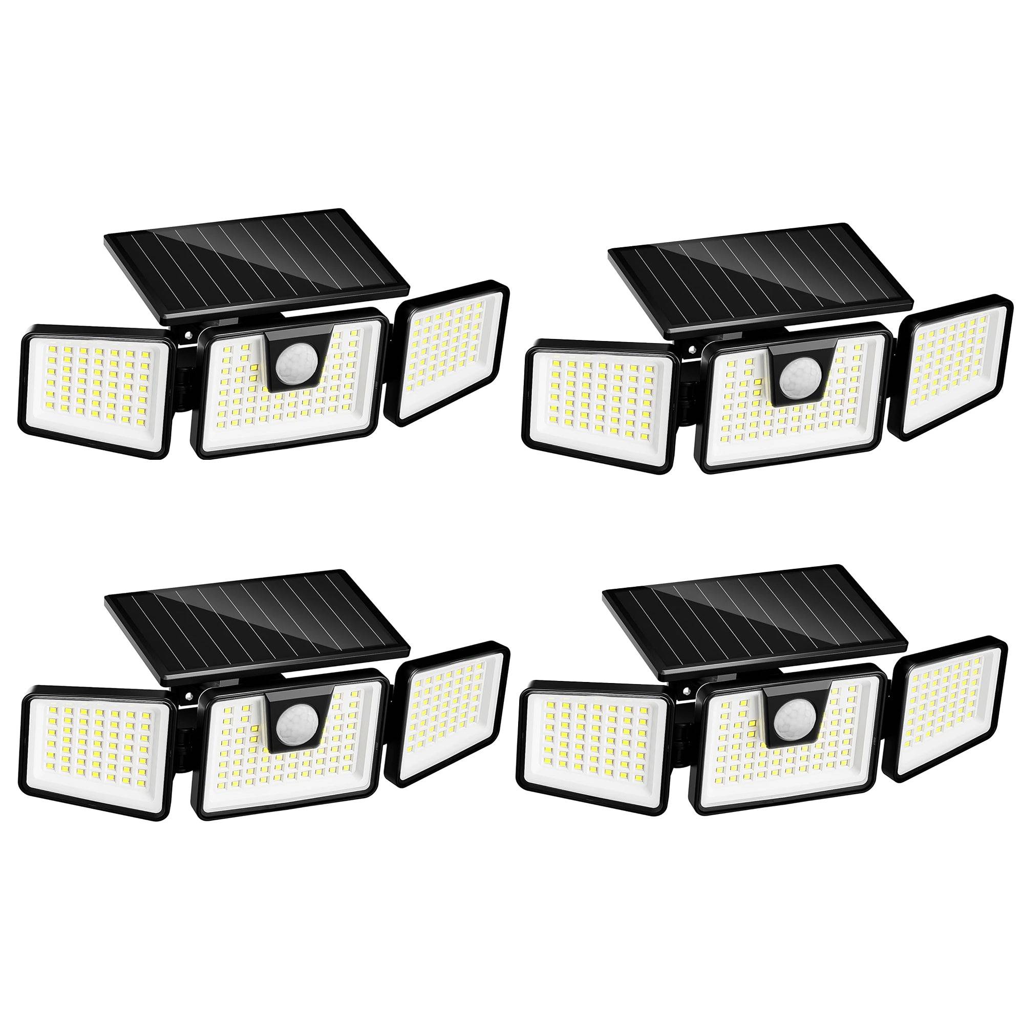 Lumisky - 4 Projecteurs solaires sensor FALCON 800LM - Image 1