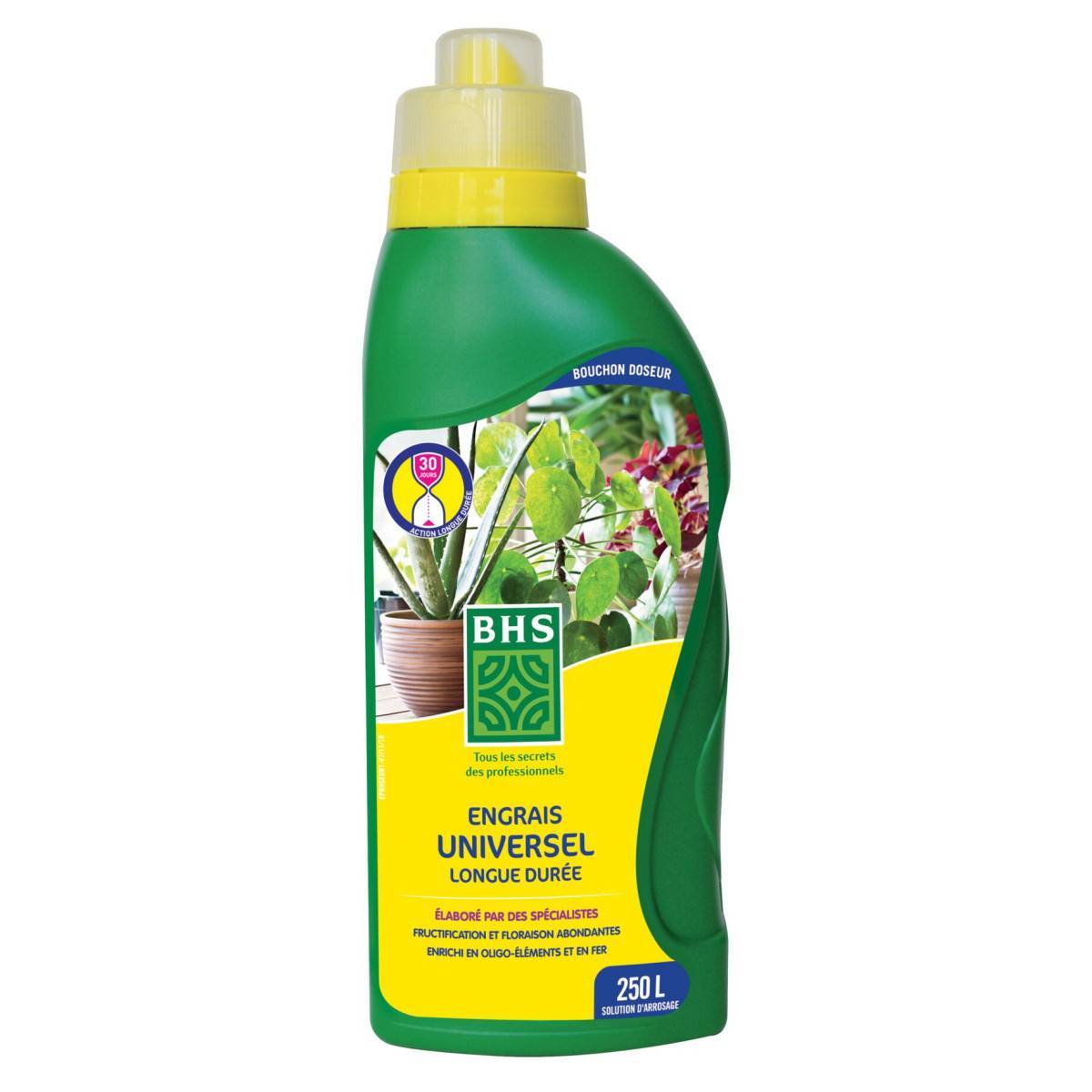 BHS - Engrais liquide universel , flacon de 1L