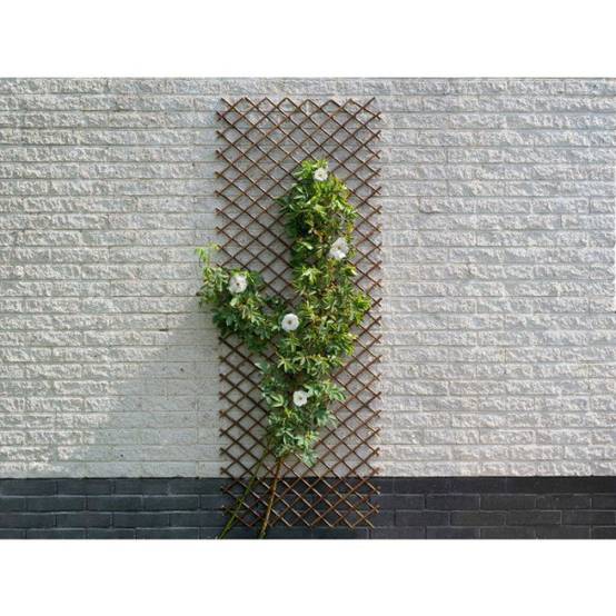 Nature Treillis de jardin 30x180 cm saule naturel marron 446397 - Image 3