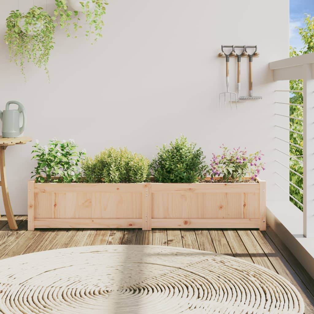 Maison Chic - Jardinière - Bac à Fleurs - Pot De Fleurs 150x31x31 cm bois de pin massif - Imagen 3