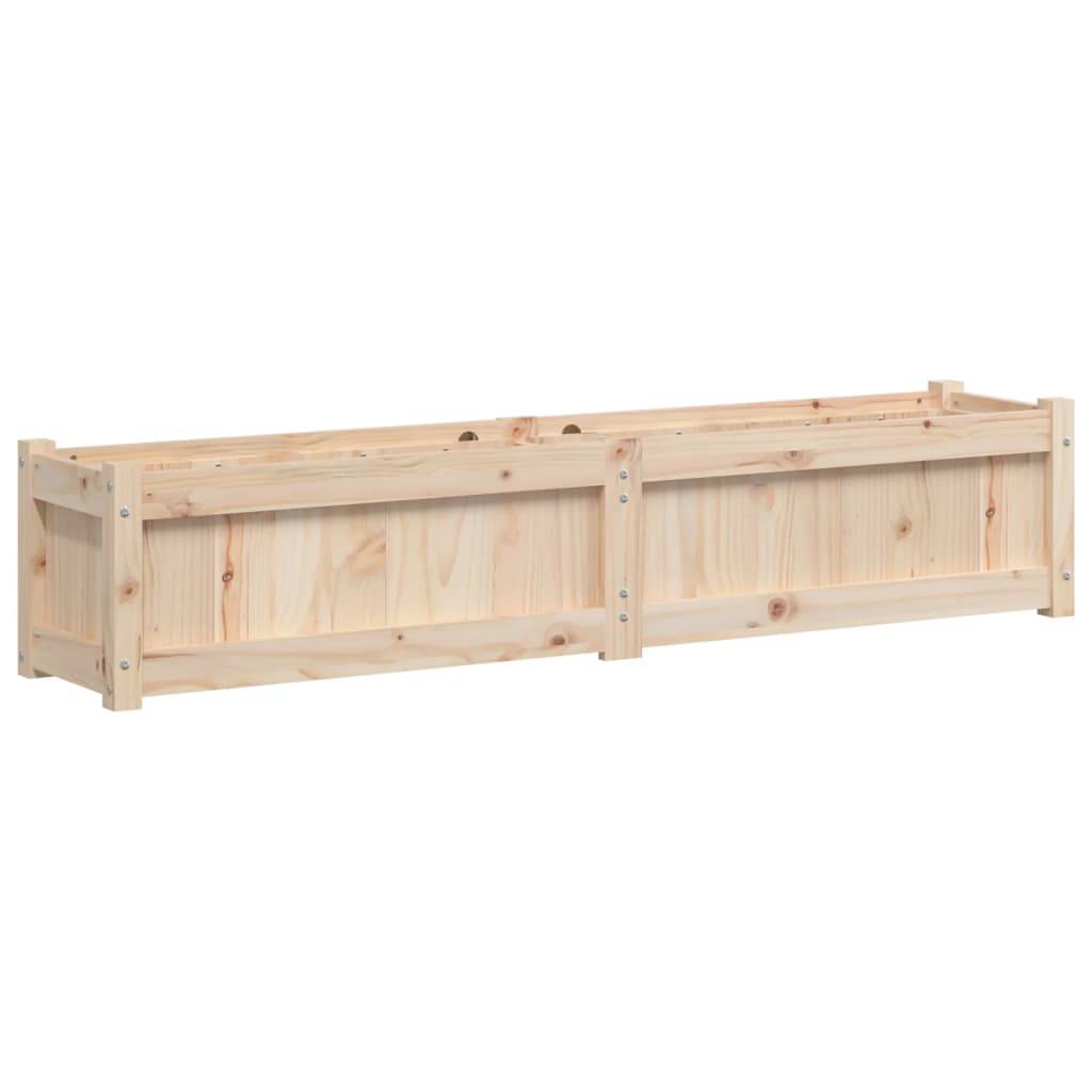 Maison Chic - Jardinière - Bac à Fleurs - Pot De Fleurs 150x31x31 cm bois de pin massif - Imagen 1