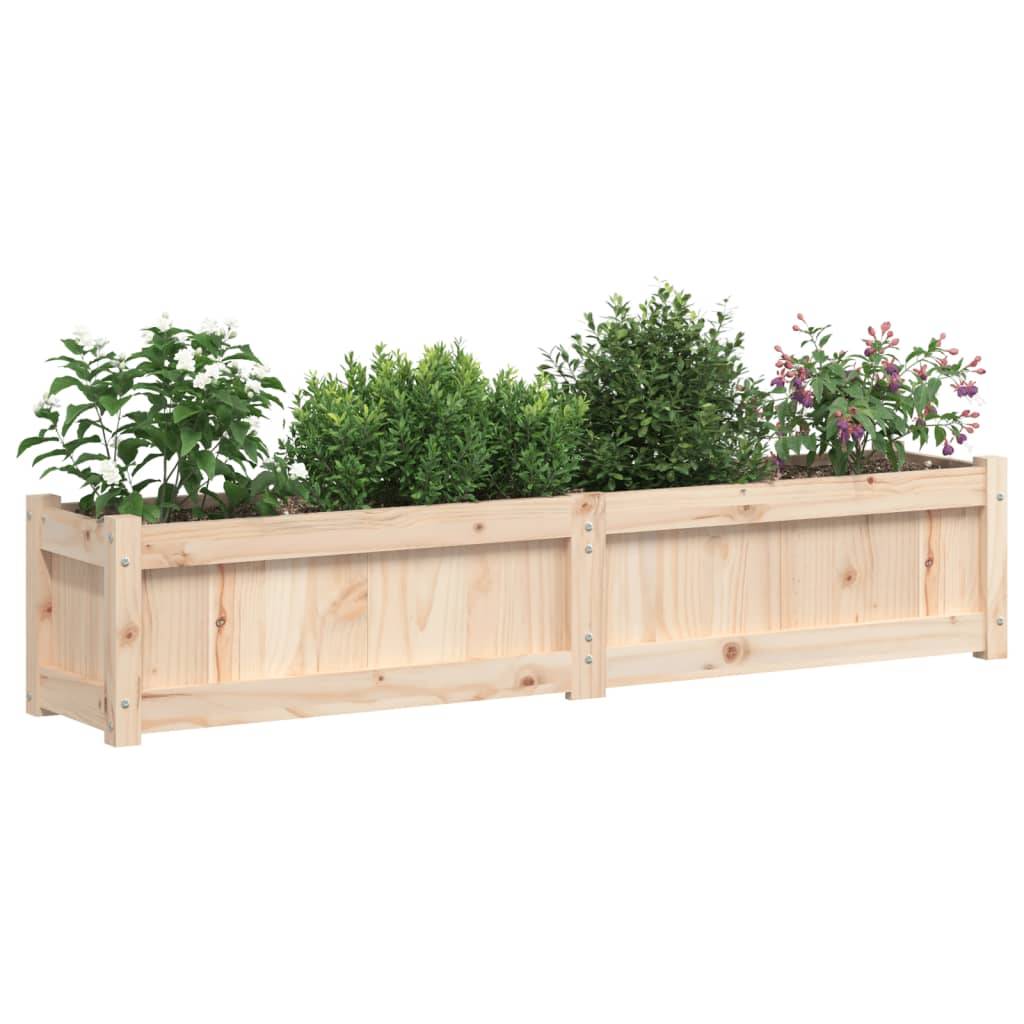 Maison Chic - Jardinière - Bac à Fleurs - Pot De Fleurs 150x31x31 cm bois de pin massif - Imagen 4