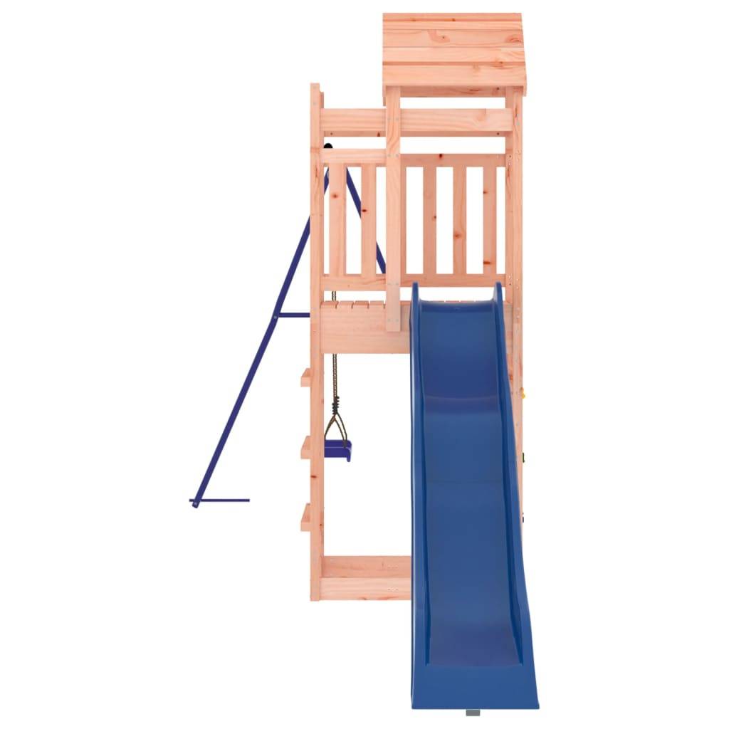 Helloshop26 - Aire de jeux d'extérieur balançoires toboggan portiques robuste jeux jardin 422 x 185 x 239 cm bois massif de douglas - Imagen 5