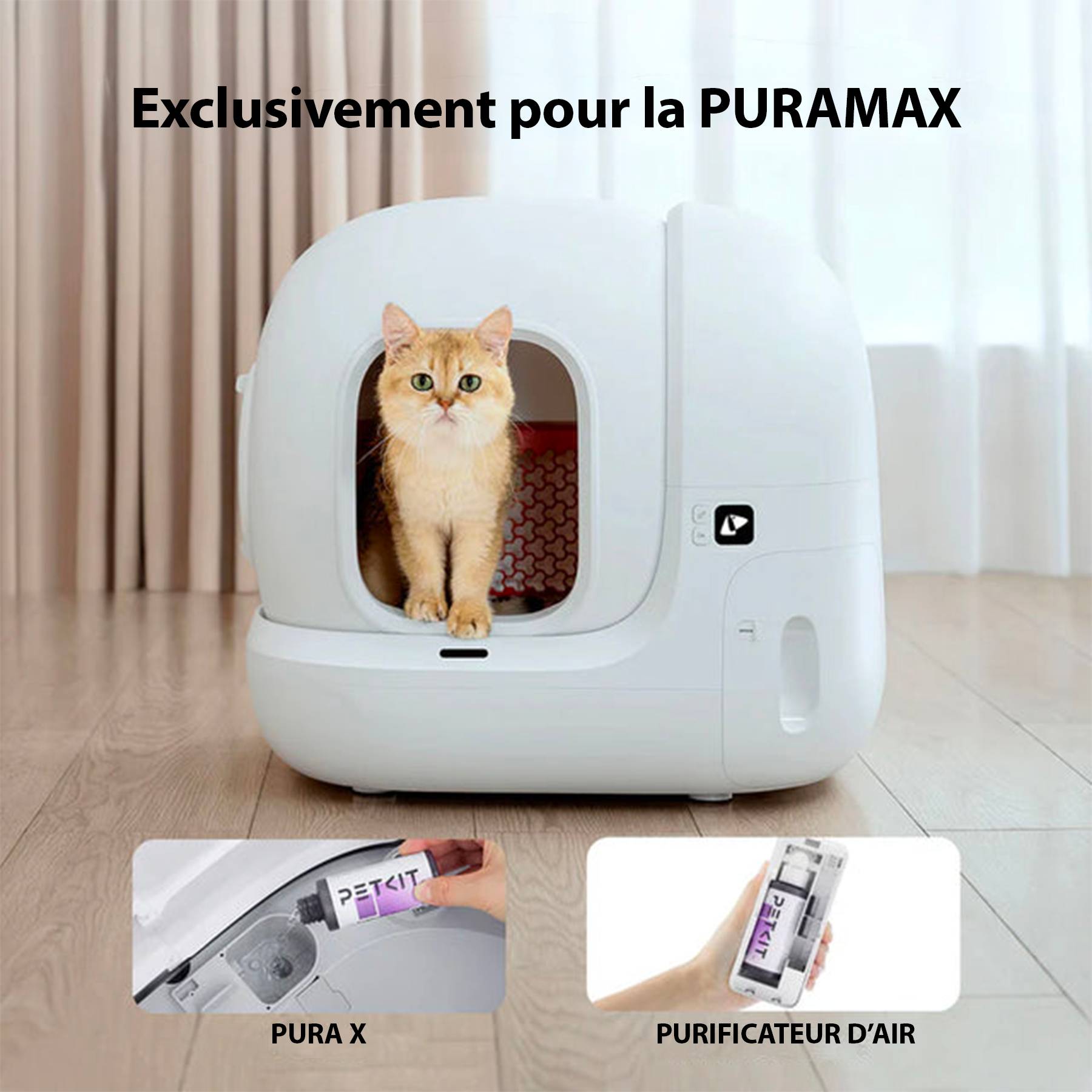 4 Recharges purifiantes pour litière automatique 4x50mL Petkit - Image 5