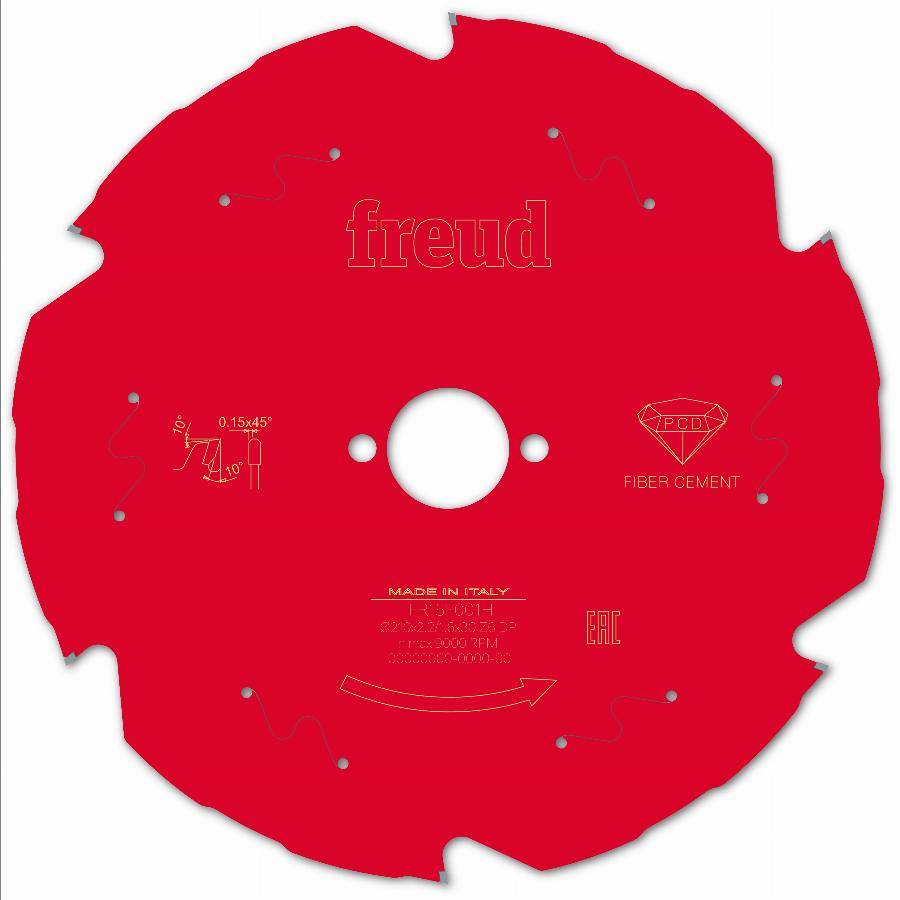 Lame diamant pour scie circulaire portative FREUD - Ø210 2,2/1,6 AL30 Z6 TD 10° - F03FS09843 -FR15F001H - Imagen 1