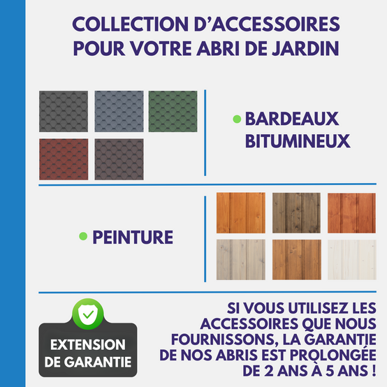 Timbela - Abri de jardin en bois exterieur H246 x 418 x 420 cm/ 16 m² avec plancher imprégné - Chalet - 17 mm d’épaisseur - Timbela M330+M330G - Imagen 9