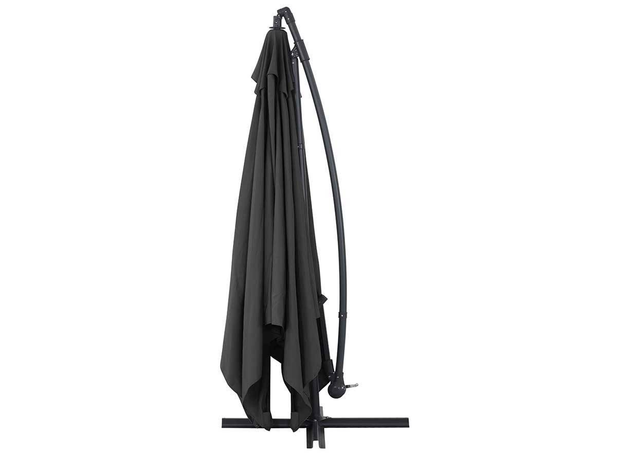 Parasol Jardin Déporté  Alu "ilios 3" - Carré - 3 X3 M - Noir -habitat Et Jardin - Imagen 2