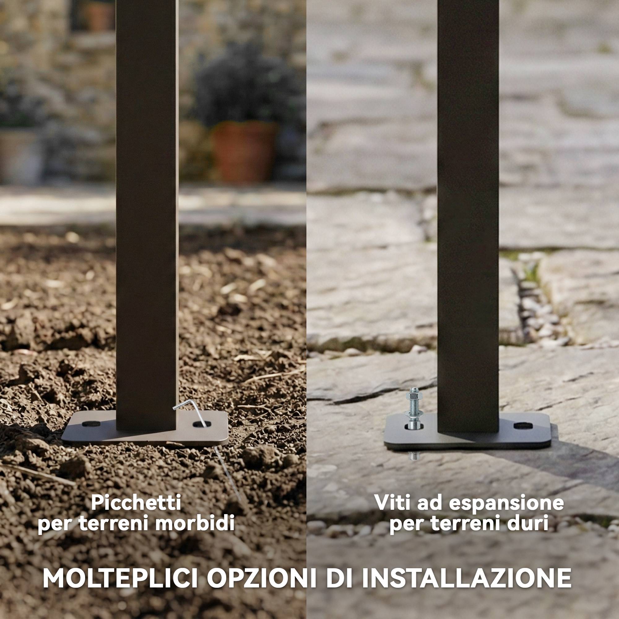 Pergola adossée murale toit rétractable réglable anti-UV terrasse 3x3m crème - ComfortXL Outdoor Living - Image 9