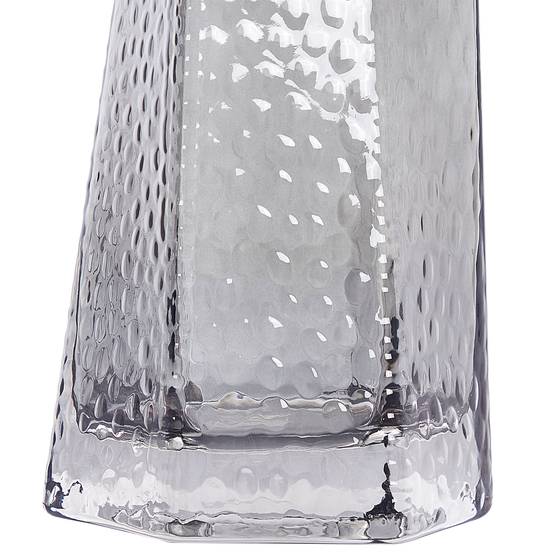 Beliani - Vase à fleurs Verre Gris LILAIA - 12x12x27- Beliani - Image 6