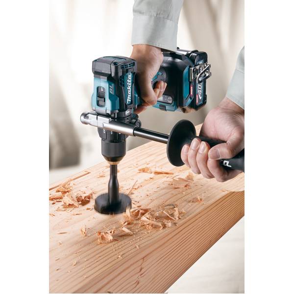 Makita - Perceuse visseuse à percussion 40 V max XGT - MAKITA - avec 2 batteries 2.5Ah - chargeur - MAKPAC - HP001GD201 - Image 3
