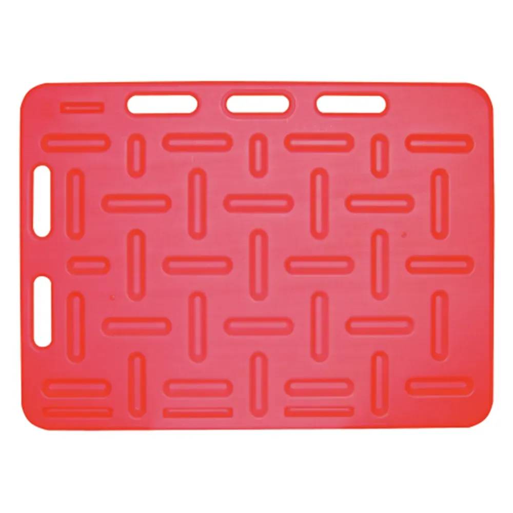 Plaque à porc PVC robuste rouge - Image 1
