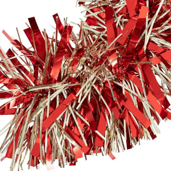 Atmosphera - Guirlande de Noël boa 150x8x2m rouge et or - Atmosphera Créateur d'intérieur - Image 2
