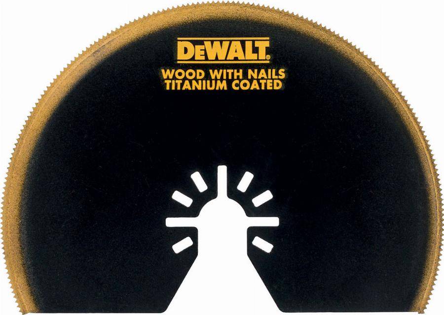 Lame titanium semi-circulaire Ø100 mm pour Multicutter DEWALT - DT20709 - Image 1