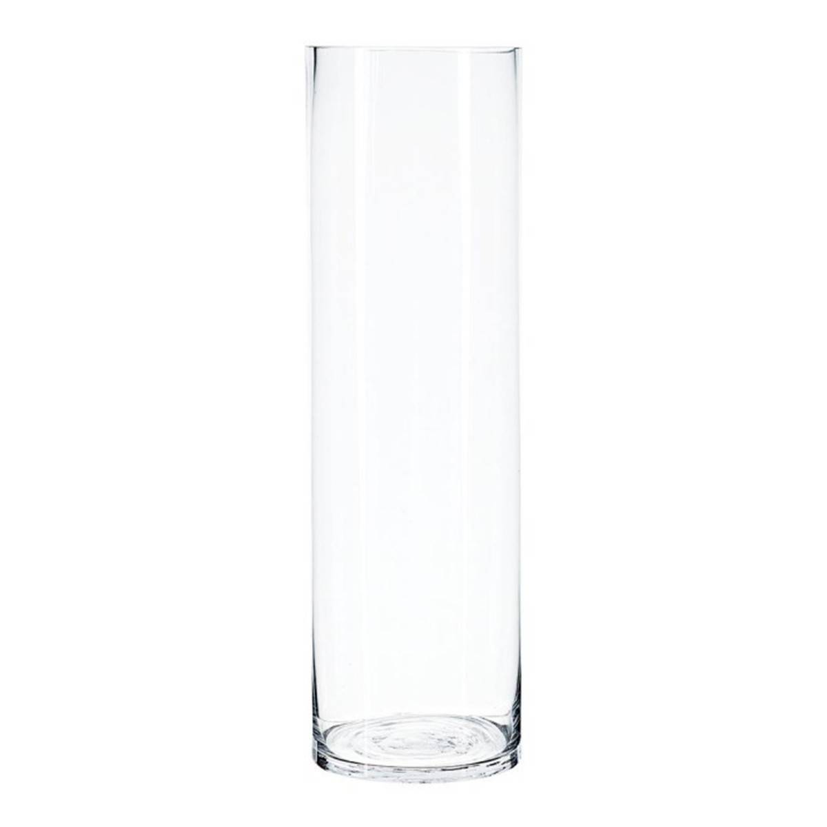 Vase Cylindrique 50cm Transparent