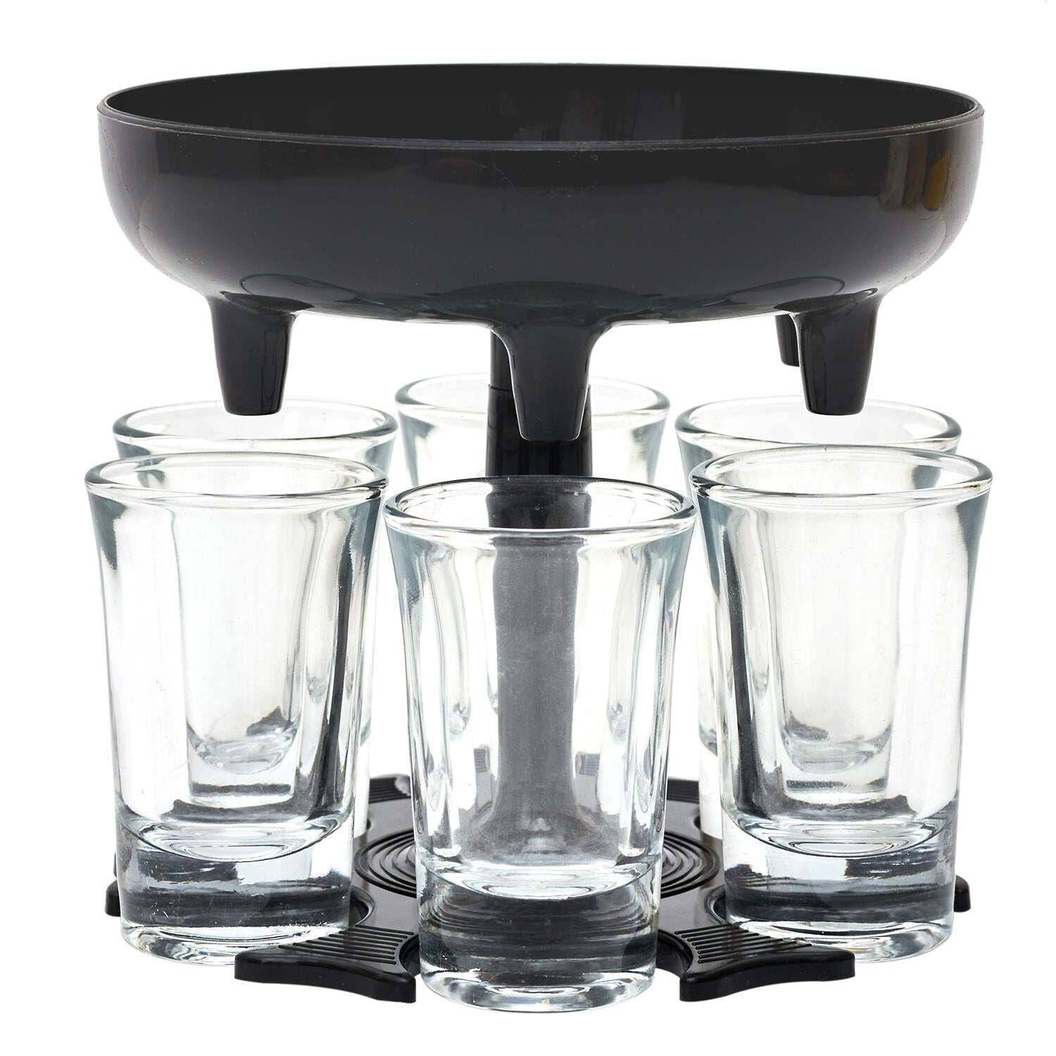 Distributeur De 6 Verres "shooter" 13cm Noir - Image 2