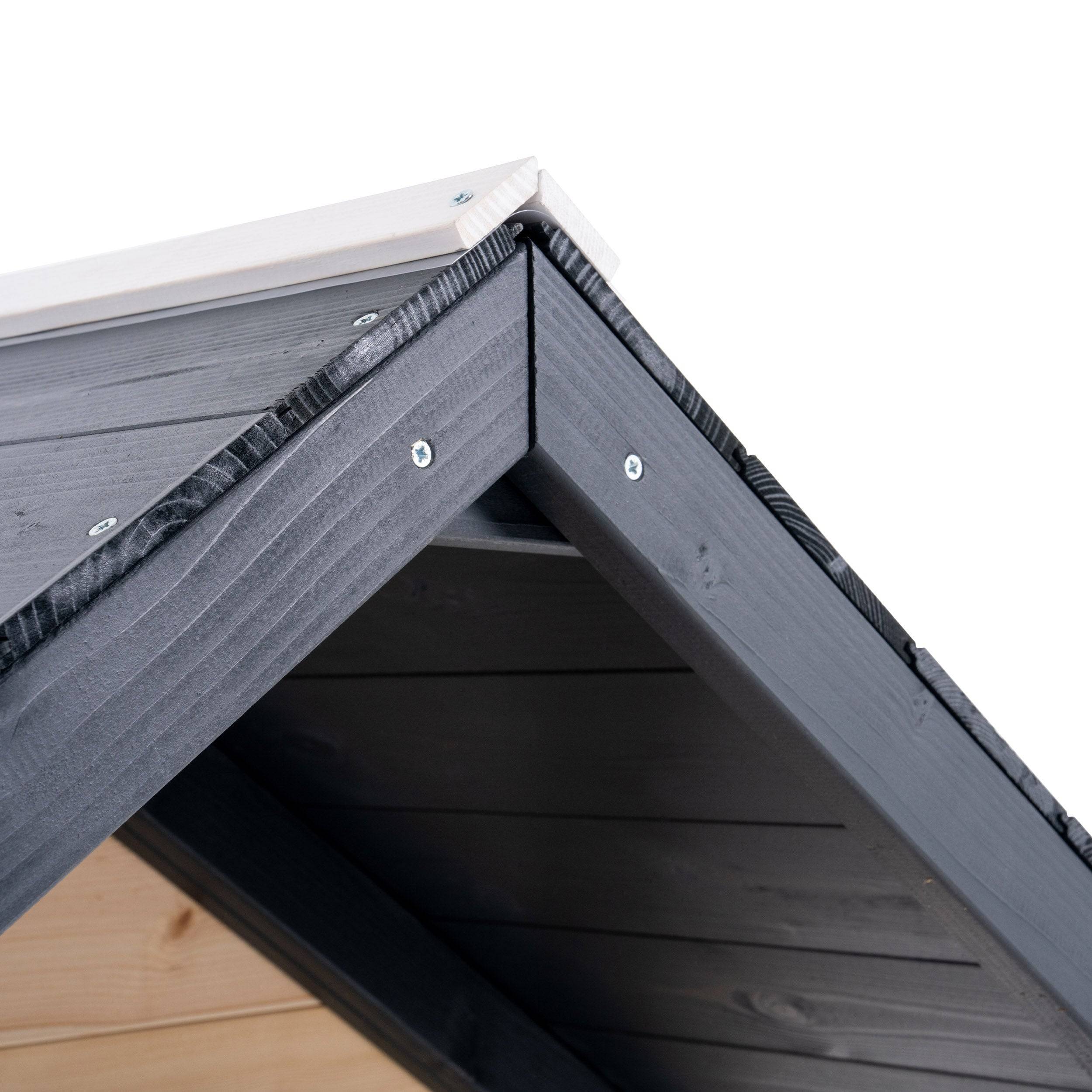 Maisonnette modulable sur pilotis avec balcon et glissière JACINTHES en bois FSC® - Image 3