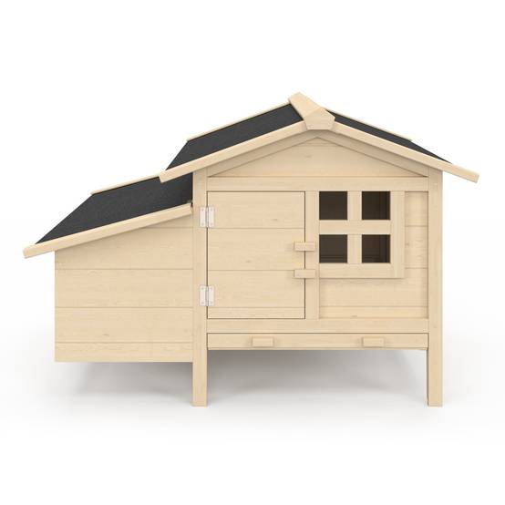 Poulailler sur pilotis XXL avec pondoir en bois - Image 3