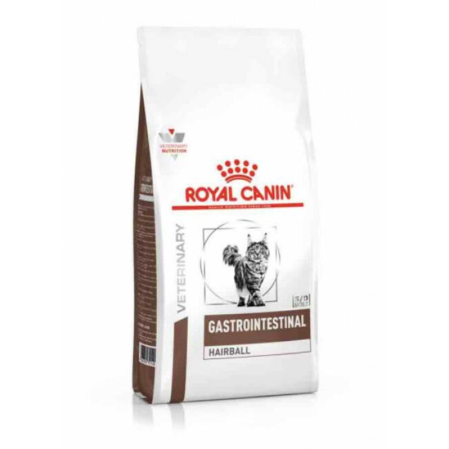 Royal Canin - Croquettes Royal Canin Veterinary Care Gastrointestinal Hairball pour chats - Sac 2 kg