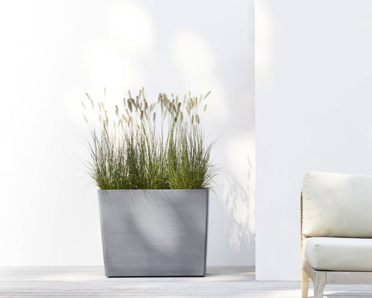 Ecopots - Jardinière sur roues Paris 85 Bleu Gris - 85 x 40 x H. 65 cm - 152 L ECOPOTS - Imagen 3