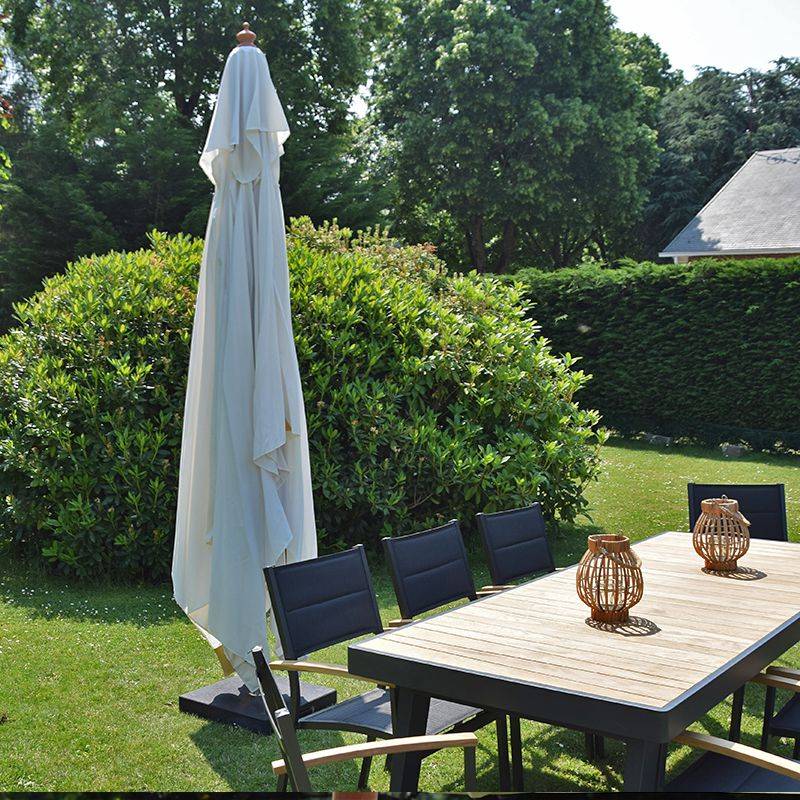 Parasol droit écru 4x3 m Pegasia - Gecko Jardin - Imagen 7