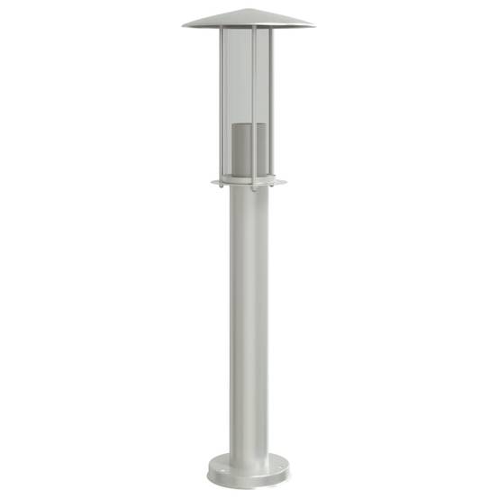 Lampadaire de jardin - Lampadaire d'extérieur argenté 60 cm acier inoxydable MP523 - Image 5