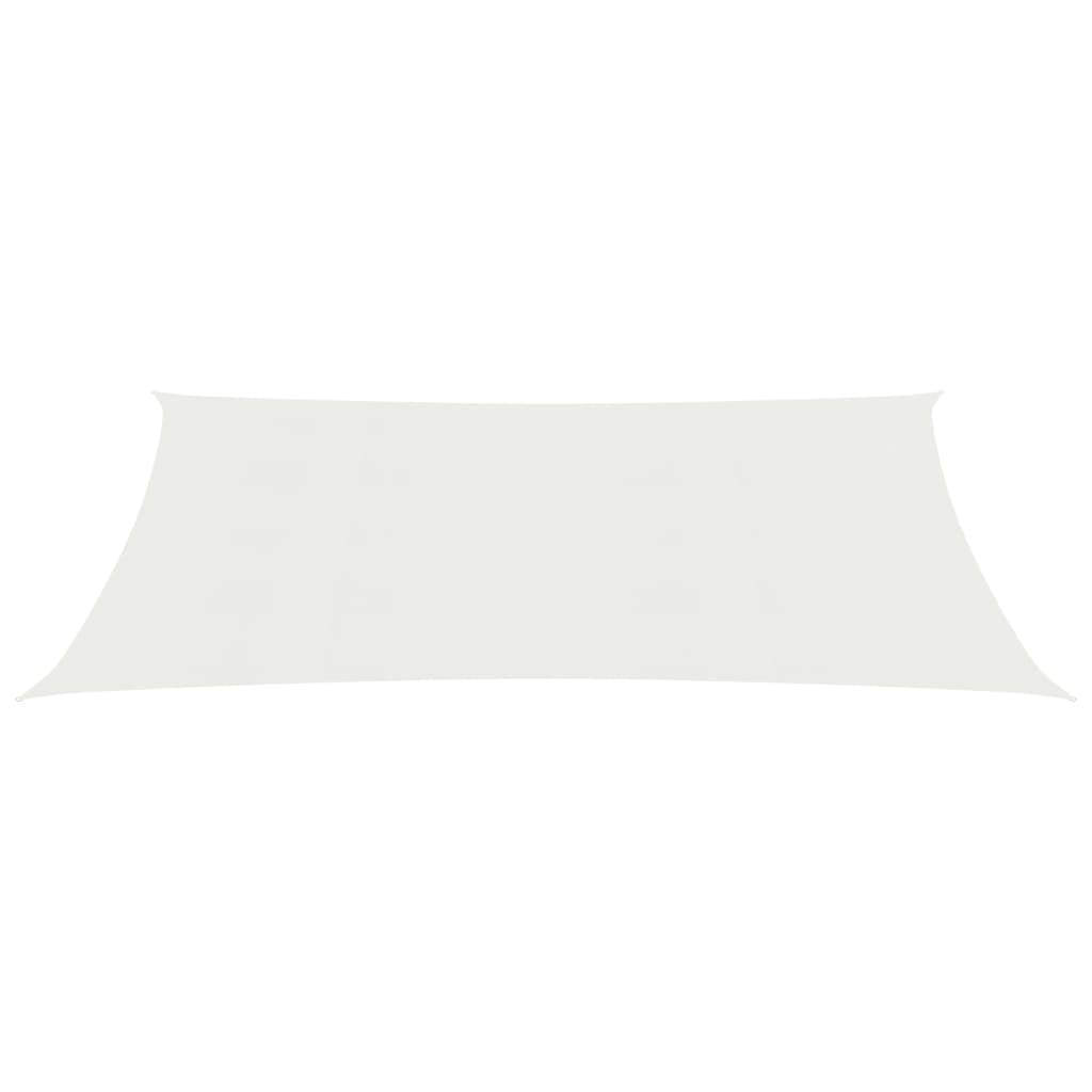 Helloshop26 - Voile toile d'ombrage parasol 160 g/m² PEHD 2,5 x 4 m blanc - Imagen 2
