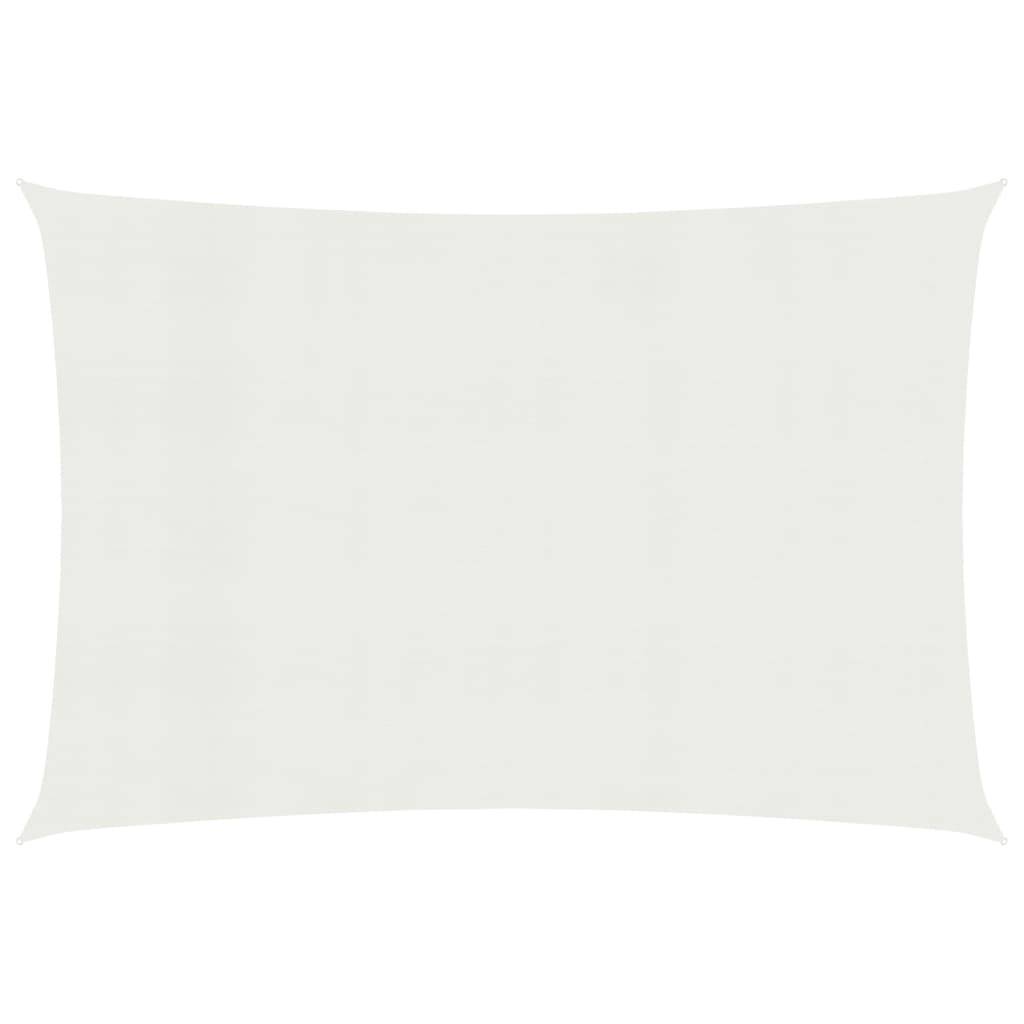 Helloshop26 - Voile toile d'ombrage parasol 160 g/m² PEHD 2,5 x 4 m blanc - Imagen 1