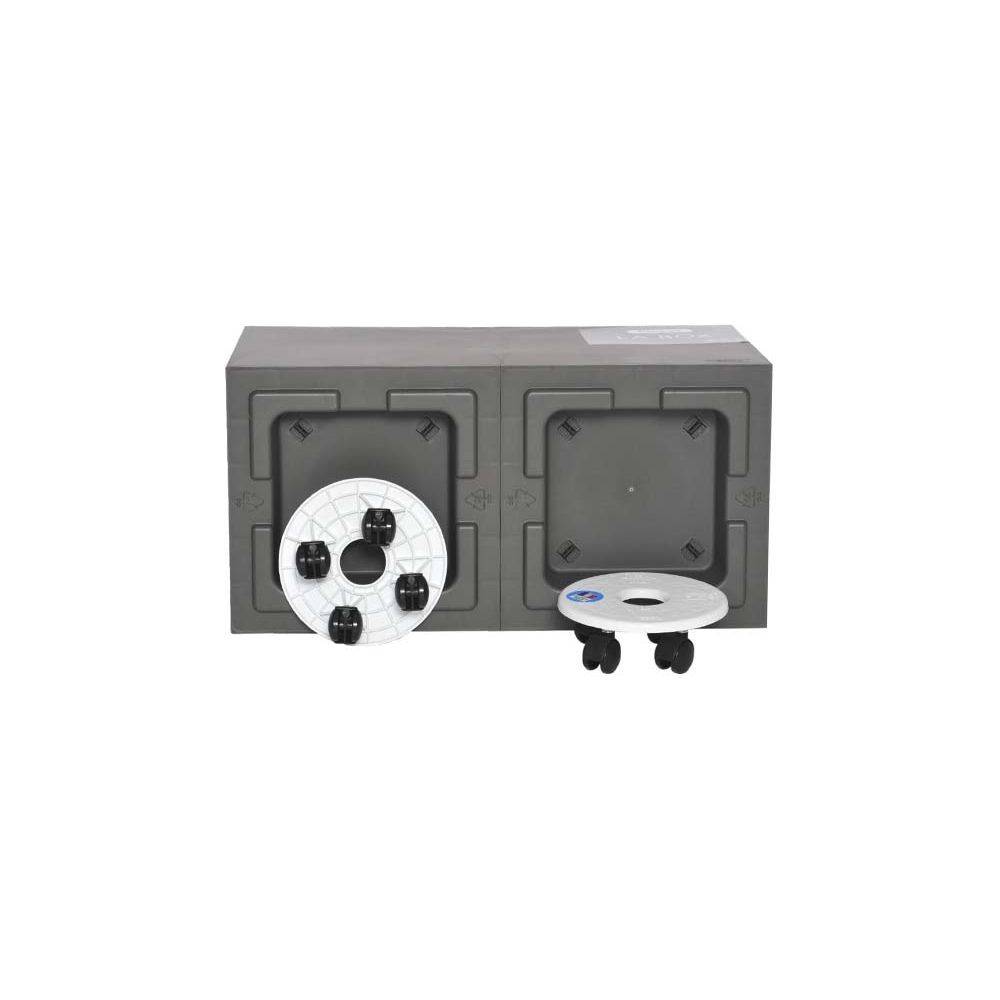 Riviera - Soporte empotrable con ruedas para maceta de 19 cm - Imagen 4