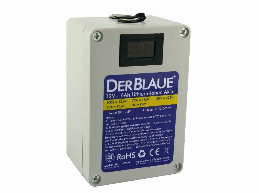 Batterie 12V 6Ah lithium DER BLAUE - 6