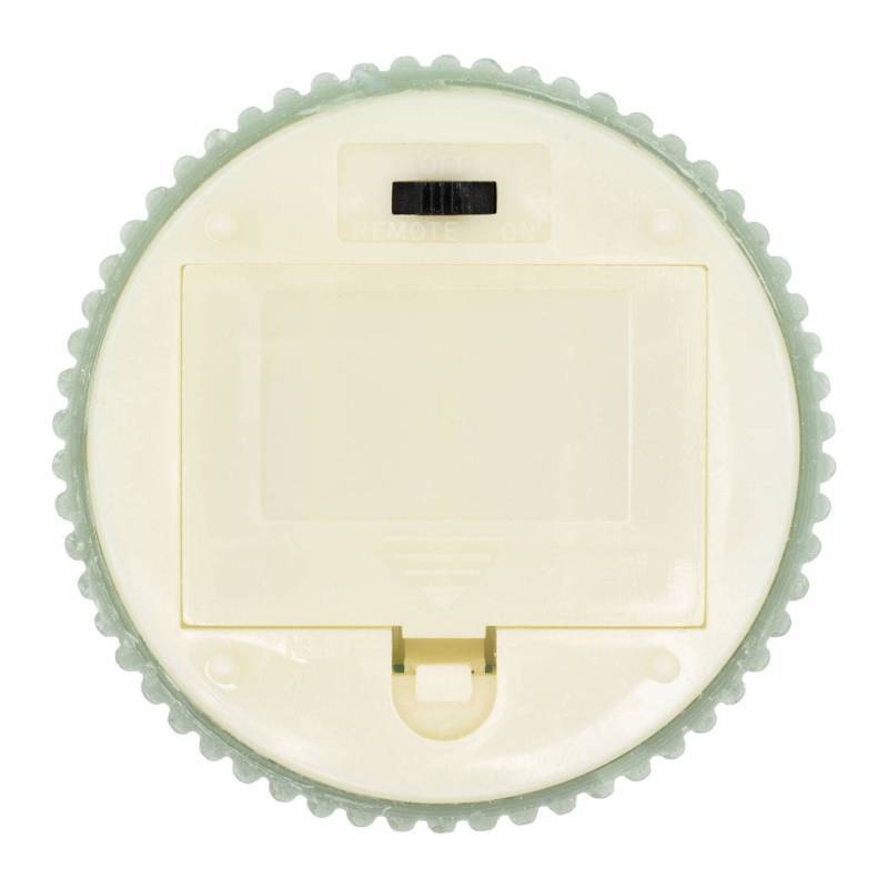 Lotti - Lot de 3 Bougies striées à LED Cire verte Jade H10/12,5/15cm avec Télécommande Lotti - Imagen 4