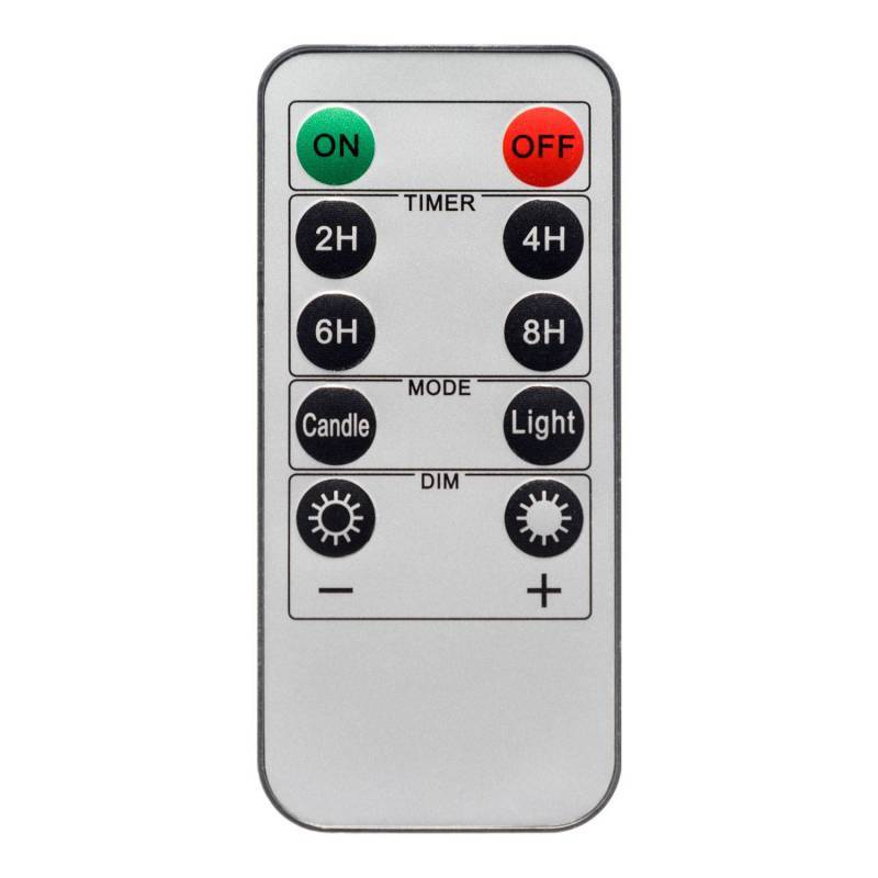 Lotti - Lot de 3 Bougies striées à LED Cire verte Jade H10/12,5/15cm avec Télécommande Lotti - Imagen 3