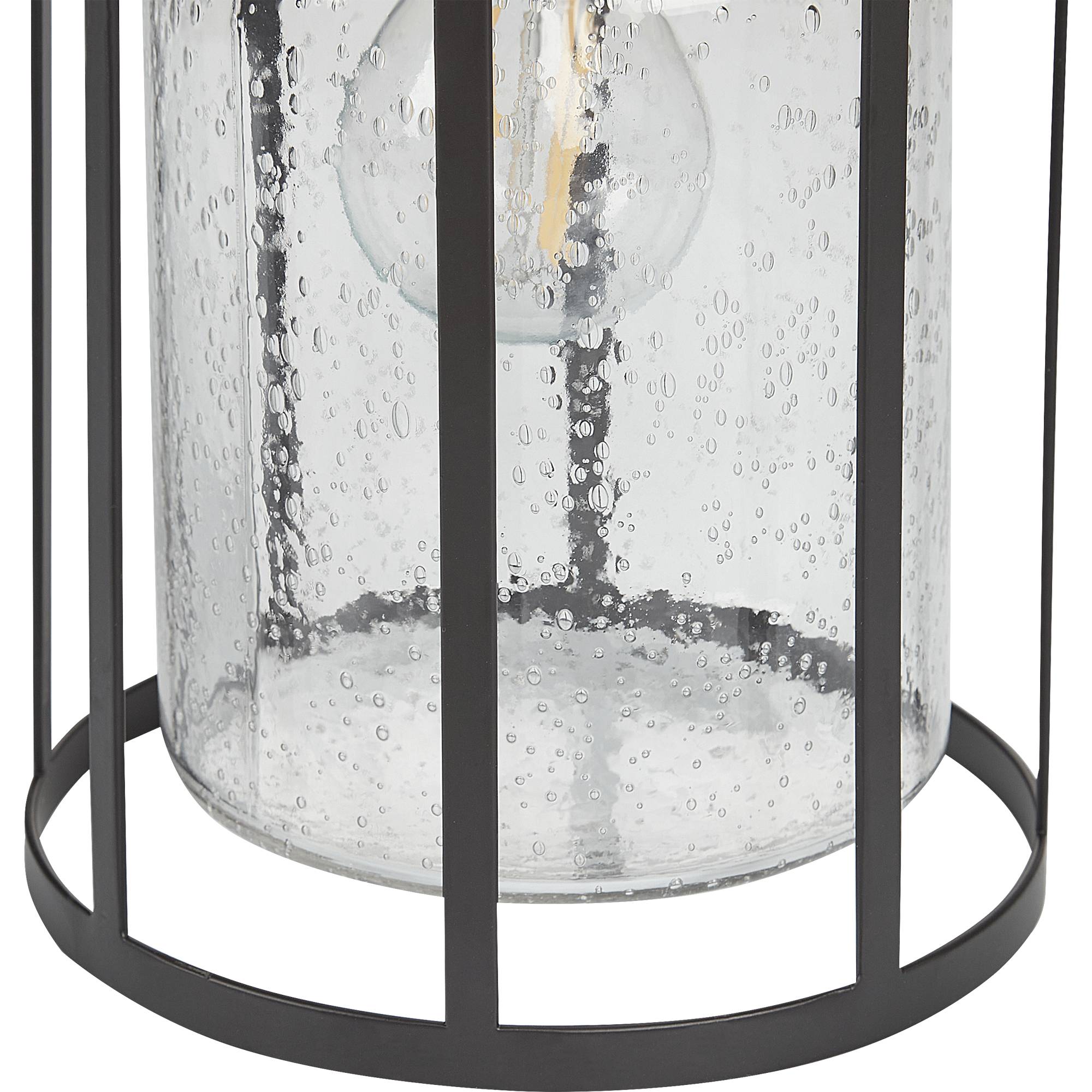 Beliani - Lampe murale pour l'extérieur Métal Noir WOOLER - Beliani - Imagen 7