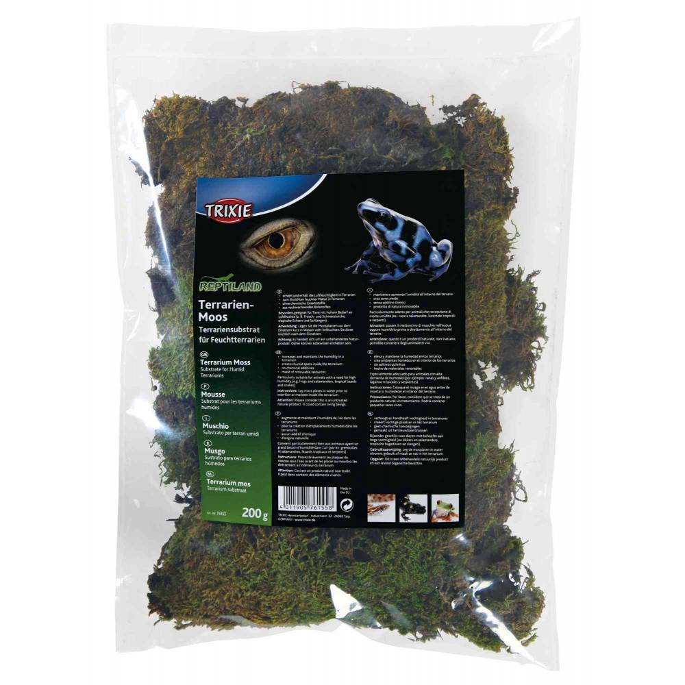 Trixie - Mousse pour terrarium, 200 g, Substrat pour terrariums humides. - Image 1
