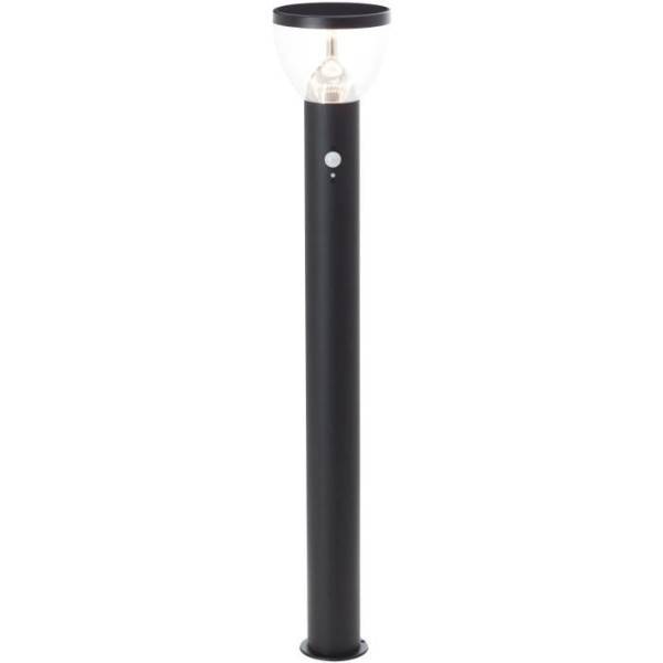 Brilliant - Potelet extérieur - BRILLIANT - TULIP - LED et solaire - Détecteur de mouvement - Acier inoxydable et plastique - 4 W - Noir - Image 1