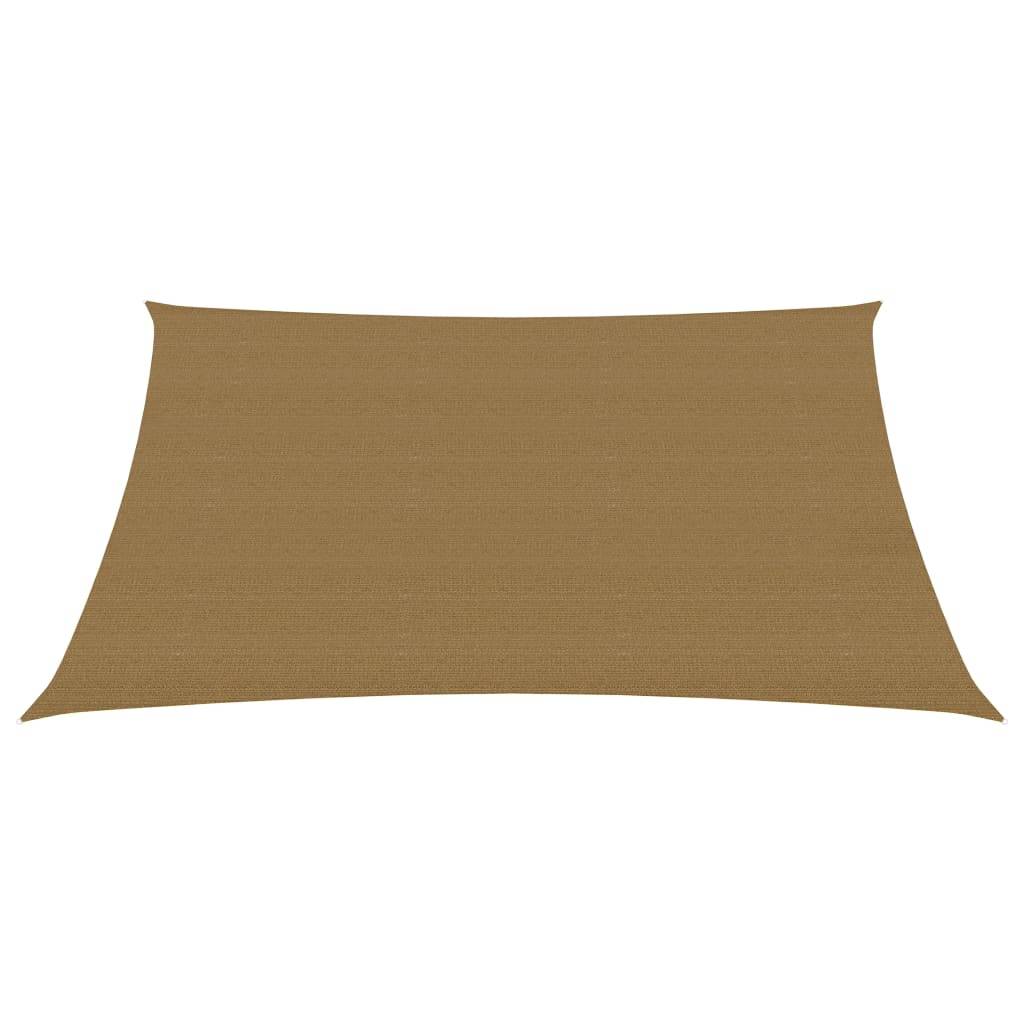 Helloshop26 - Voile d'ombrage 160 g/m² taupe 3 x 4 m PEHD - Imagen 2