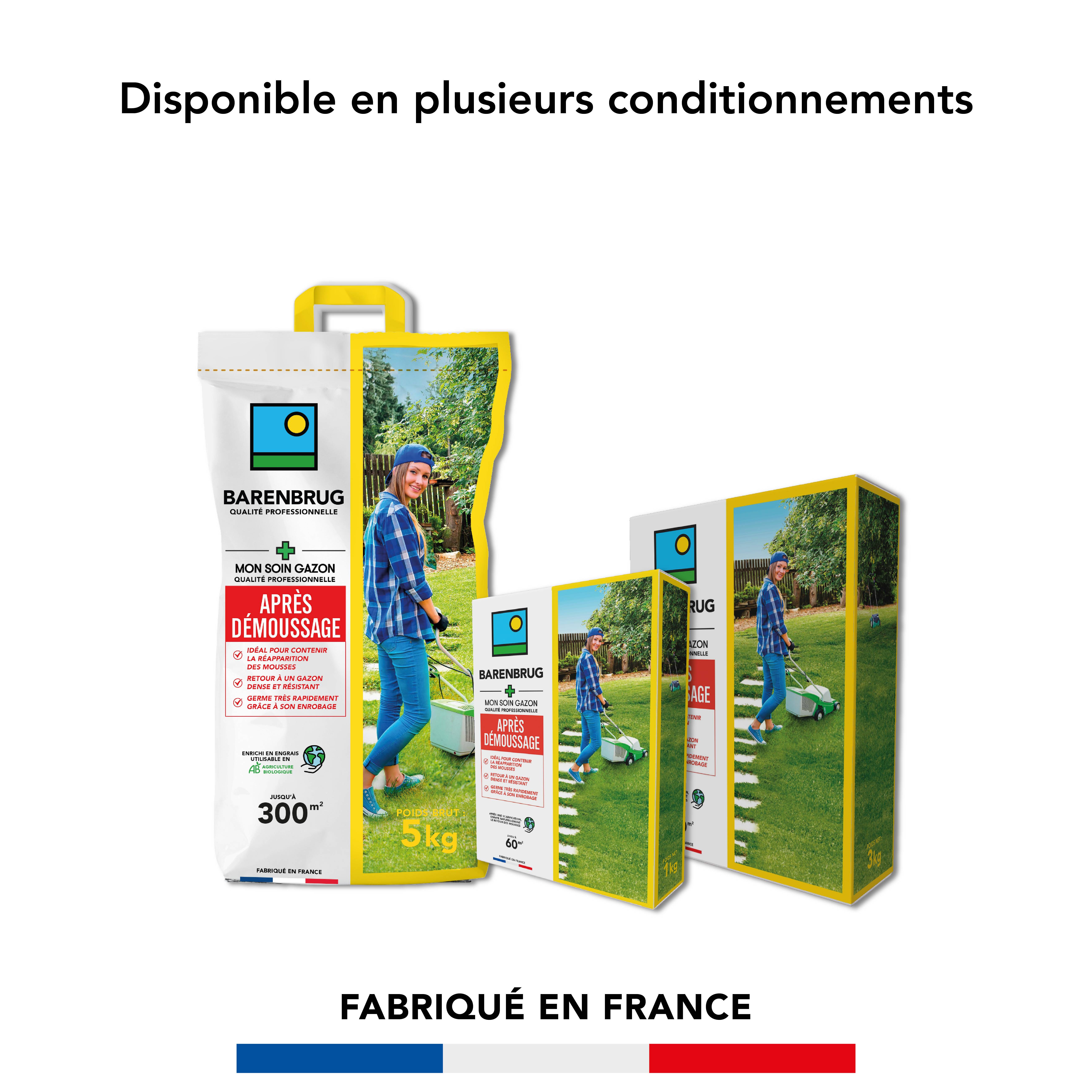 Soin Après Démoussage - Limite Réapparition Mousses - Gazon Dense et Résistant - Germe Très Rapidement - Semences avec Enrobage - 5KG - BARENBRUG - Image 6