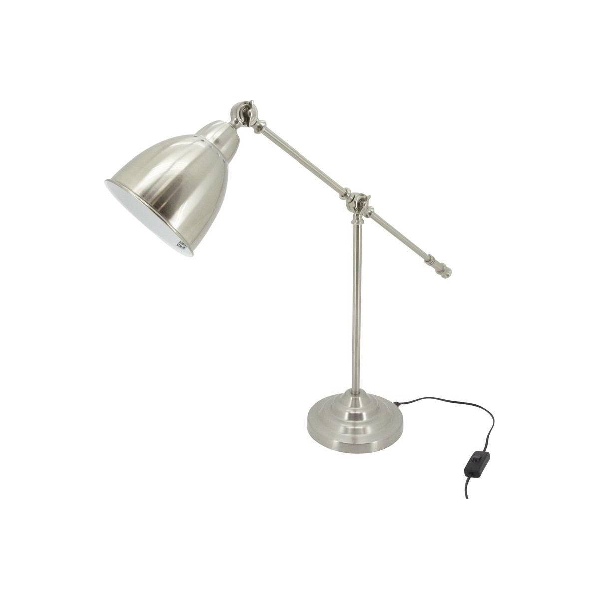Aubry Gaspard - Lampe de bureau en acier brossé - Imagen 1