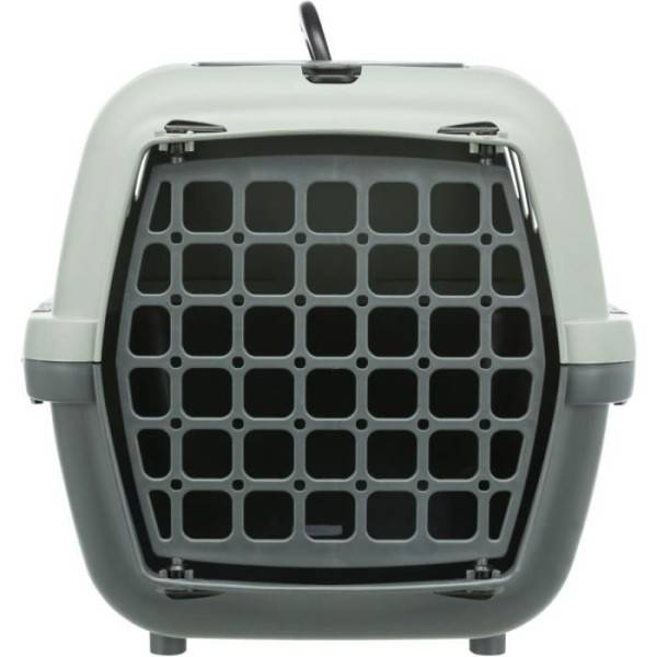 Trixie - TRIXIE Caja de transporte Capri 2 - XS-S - 37 x 34 x 55 cm - Antracita, gris y verde - Para perro - Imagen 3