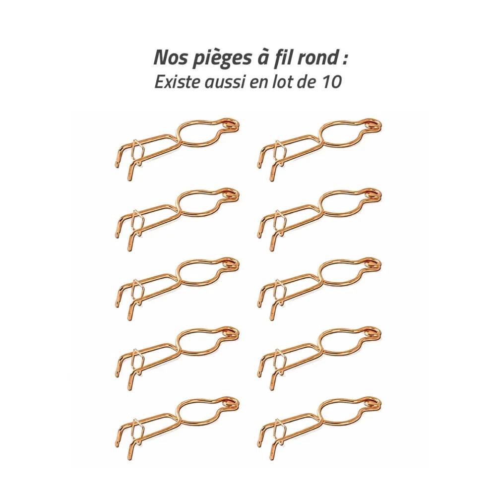 Autre - Piège à taupe fil rond acier cuivré à l'unité - Image 3