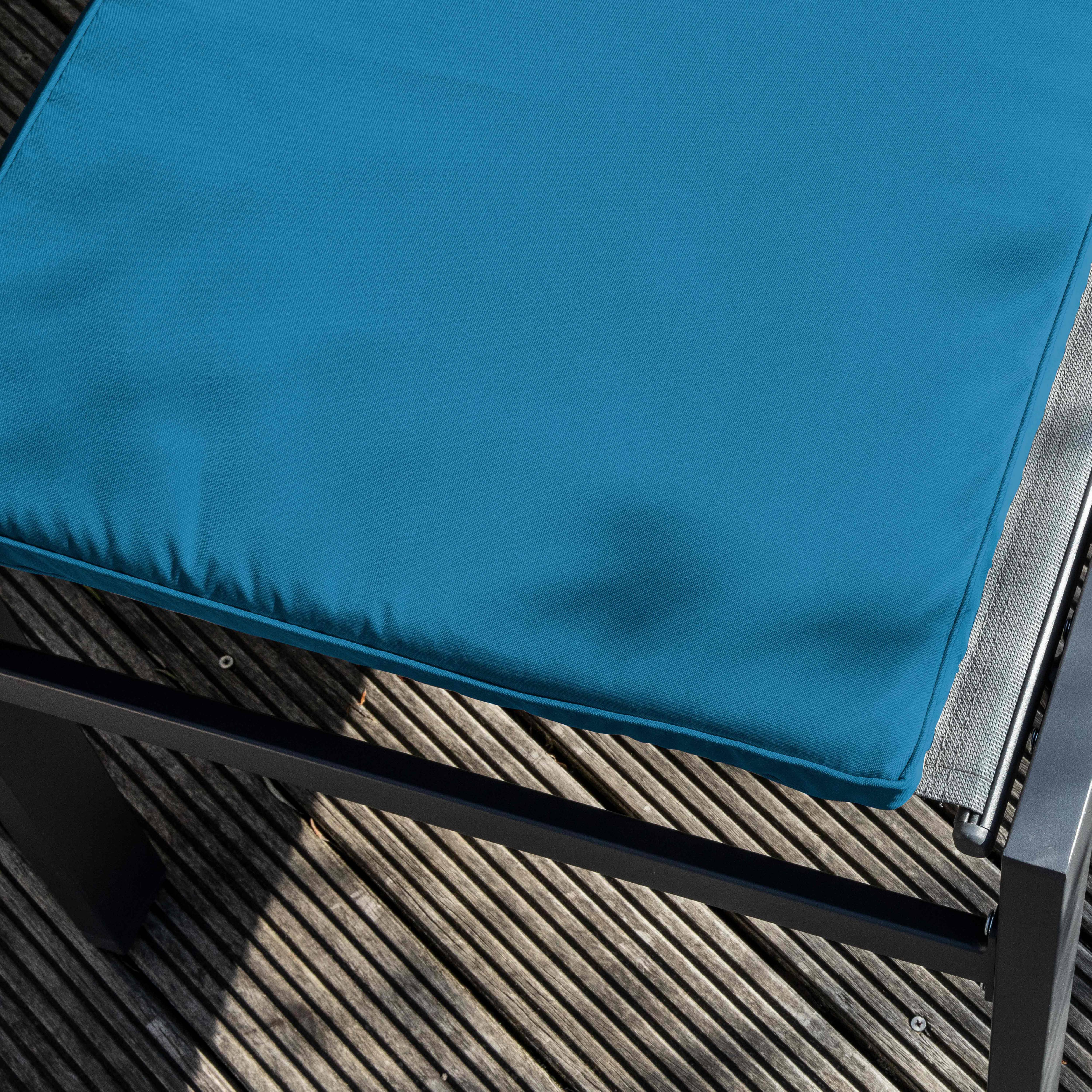 Oviala - Coussin bain de soleil polyester bleu pacific 186x53x5 cm Picchu - Oviala - Imagen 6