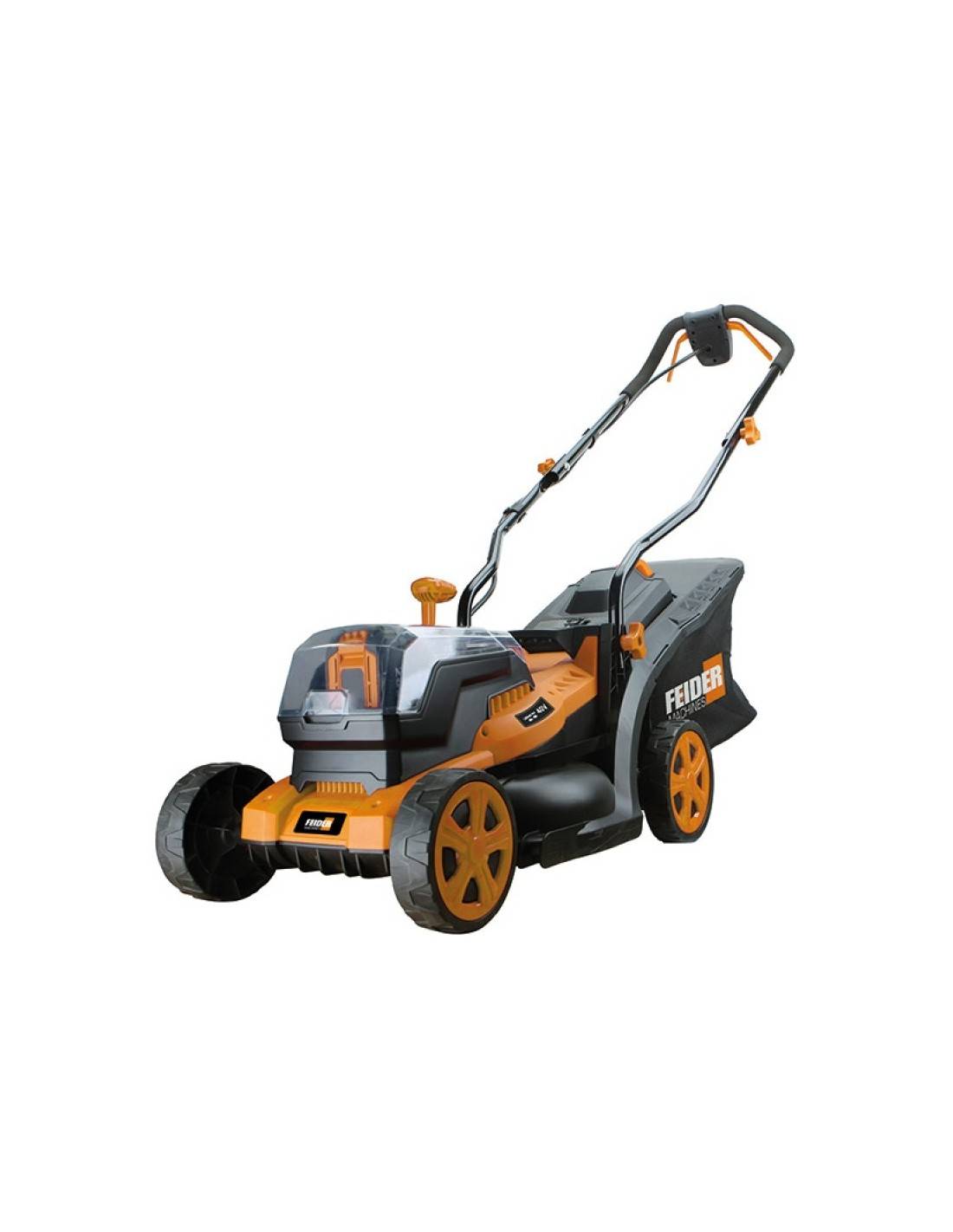 Tondeuse Sans Fil Builder 2x20v Liberté Sans Fil, Puissance Double Batterie, Bac 35l - Builder